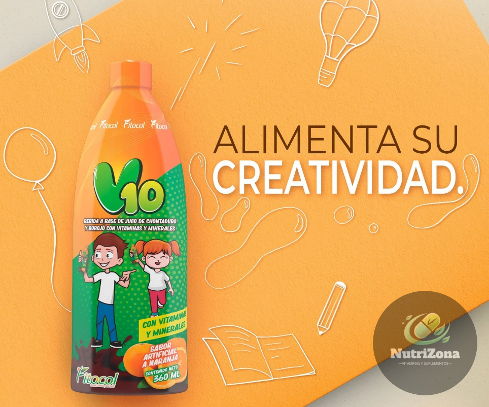 Bebida infantil V10 de Fitocol
