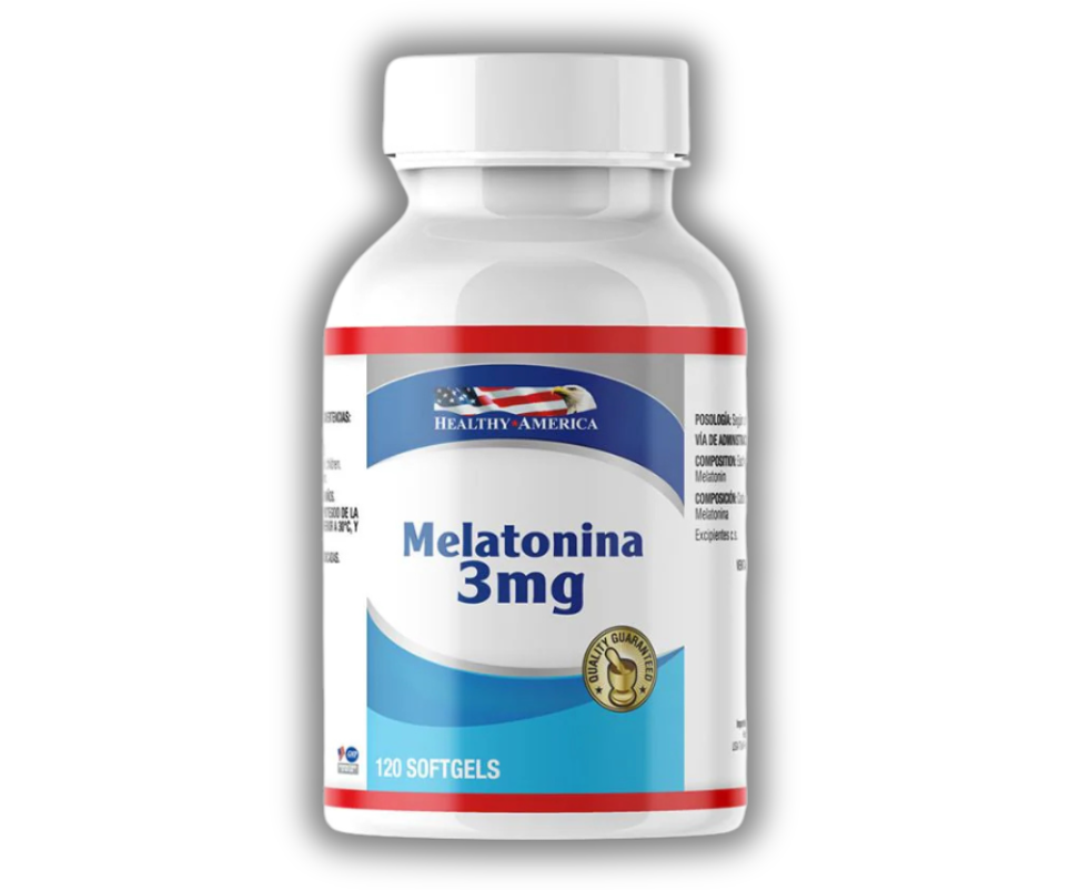 Melatonina 3 mg 120 capsulas healthy america