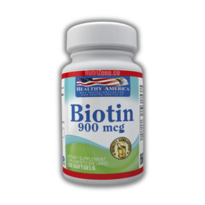 Biotina 900 mcg Healthy America 120 Softgels