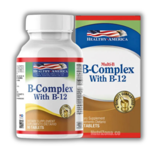 B-Complex con Vitamina B-12 x 90 cps | Healthy America