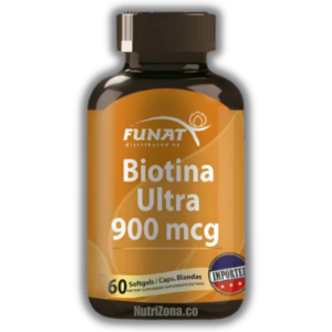 Biotina ultra 900 mcg 60 softgels funat