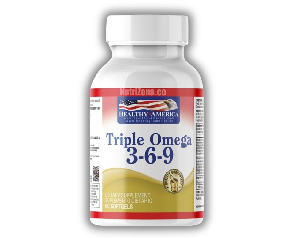 Triple Omega 3-6-9 60 softgel Healthy America