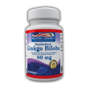 Ginkgo Biloba 80 mg – Healthy America  90 caps