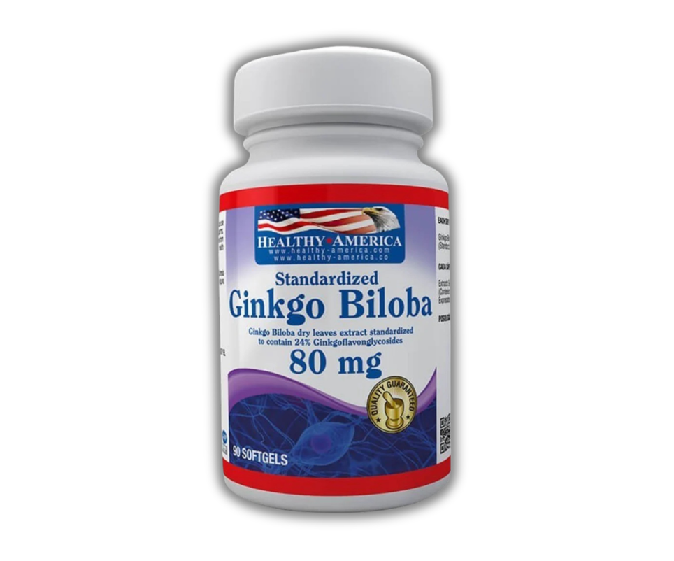 Ginkgo Biloba 80 mg – Healthy America 90 caps