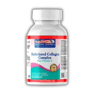 Colageno Hidrolizado 60 Cápsulas Healthy America