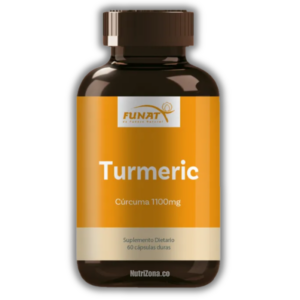 Turmeric curcuma 1100mg 60 capsulas Funat