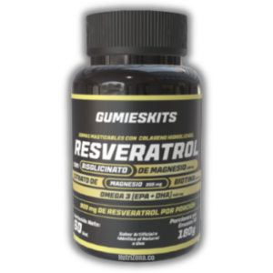 Gomitas con Colágeno, Resveratrol y Magnesio 60 unidades