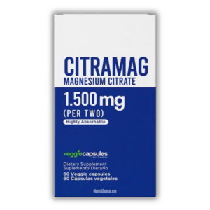 Citramag Magnesium Citrate 1500 mg – Healthy America 60 caps